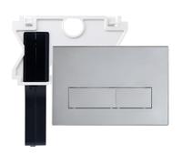 Mendorio Placa de Accionamiento WC de Soporte Para Inserción, Compatible con Geberit Sigma UP300 y UP320，Doble Descarga，245×164mm ()