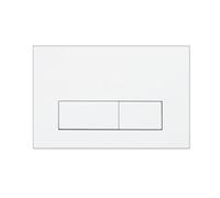 Mendorio Placa de Accionamiento WC para Geberit Sigma 01/20/30,Blanco | Cisterna Empotrada para 2,UP300 y UP320,245×164mm,Doble Descarga,Incluye Kit de Palanca de Descarga y Marco de Instalación