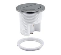 Mendorio Pulsador WC Neumático, Compatible con Cisterna Empotrada, Botón de Repuesto para Cisterna Oculta