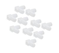 MENDUNER 10 Piezas de Plástico Codo Manguera Púa Resistente Al Desgaste Adaptador de Junta para Tubo de Silicona, Ajuste Seguro y Confiable para Productos Farmacéuticos, Junta de Púas de 90 Grados