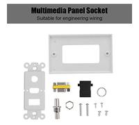 MENDUNER 3 en 1 VGA DC 3.5 Mm Carga de Mujeres Strong Multimedia Wall a Home Cinema de Alta Resolución