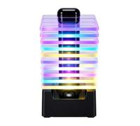 MENDUNER Altavoz Bluetooth LED Colorido, Altavoz Portátil con 7 Luces LED Dinámicas Sincronizadas con la Música, Controlador de 50 Mm, Alcance de 10 M, para Fiesta en Casa