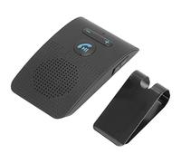 MENDUNER Altavoz Bluetooth para Coche, Doble Teléfono, 10 Horas de Llamada | Carcasa ABS, Montaje con Clip para Visera, Emparejamiento de Dos Dispositivos, Indicaciones de Navegación, Reproducción de