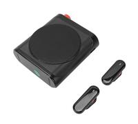 MENDUNER Amplificador de Voz Inalámbrico con 2 Micrófonos Lavalier, Altavoz Portátil de 15 W Bluetooth 5.4, Reducción de Ruido, de Micrófono Recargable para Profesores (BLACK)