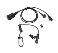 MENDUNER Auriculares de Tubo Acústico, Auricular de 2 Pines con Micrófono de Reducción de Ruido y Botón Push to Talk, Walkie Talkie de Radio Bidireccional Pxton