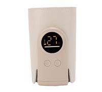 MENDUNER Babybottlefastheatingwarmer TemperaturaControlortableAbsLeather Milkwarming Nightlight6LevelSadJustablesfeFeedingTraVelFryUsBTypec (10000mAH)