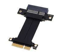 MENDUNER Cable Elevador PCIe 4.0 X4, Extensor de Tarjeta Gráfica sin Pérdidas para GPU M.2 WiFi Live Wire, Tarjetas de Adquisición de Arranque sin Disco USB, Plug and Play para Carcasa de (5cm)