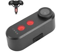 MENDUNER Cámara de Bicicleta 4K con Luz Trasera, Cámara de Visión Trasera de Ciclismo 2 en 1, Gran Angular de 140°, Vista en Tiempo Real de Aplicación WiFi, IPX6, Bloqueo de Emergencia