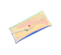 MENDUNER Cartera Económica de PVC Colorida | de Sobres Holográficos en Efectivo para Viajes, Recibos y Cupones, Mediano 7,87 X 3,54 Pulgadas (20 * 9cm)