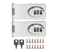 MENDUNER Cerradura de Gabinete sin Taladro, Cerradura de Combinación sin Llave de 3 Dígitos con 1000 Códigos de Acceso, Cerraduras de Cajón con Montaje de Tornillo para Seguridad, (2PCS)