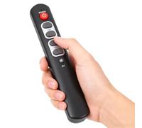 MENDUNER Control Remoto Universal de Aprendizaje con Botones Grandes, Controlador Inteligente de 6 Teclas para TV, STB, DVD, HiFi, Fácil Configuración para Personas Mayores, Reemplaza