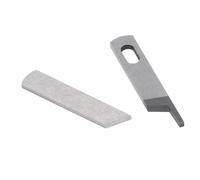 MENDUNER Cuchillas Inferiores Superiores de Acero Inoxidable A4142-335-0000 A4145-335-000 | Juego de Cuchillas de Repuesto para Máquina de Coser Bernette Serger Overlocker