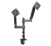 MENDUNER Dual Monitor Stand Acero de Aluminio de 17-27 Pulgadas Ajustables para Trabajar