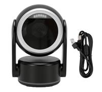 MENDUNER Escáner de Código de Barras 2D, USB de Escritorio con Detección | Carcasa de PC ABS, Caja Registradora, Uso en Supermercado Biblioteca, OS X , Suspensión Activación Automática, Escáner QR