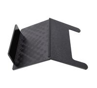 MENDUNER Estante de Azulejos Mahjong en ángulo |Tarjetero Deslizante de PLA Impreso en 3D, Soporte Plegable para Escritorio Que Ahorra Espacio, Ajuste Universal Debajo de la Alfombra (Black)