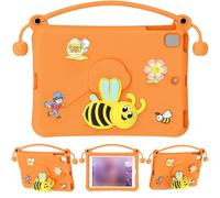 MENDUNER Funda de EVA a Prueba de Golpes para 10.2 (9.ª, 8.ª y 7. generación), Air 3 y Pro 10.5, con Soporte Integrado, Funda Protectora Lavable Ligera para niños. (Orange)