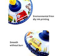 MENDUNER Juguete Clásico de Peonza de Metal, Juguete Educativo para para Niños, Fácil de Usar para Niños, Vacaciones/cumpleaños (auto)