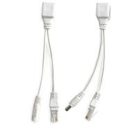 MENDUNER Kit Divisor y Inyector PoE, Adaptador de Alimentación Pasiva a Través de Ethernet de 12 V para Cámaras de Seguridad, Red Inalámbrica, Enrutador, VoIP: Ahorro de Espacio y Duradero