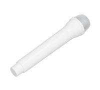MENDUNER Micrófono de Juguete para Niños, Micrófono de Escenario Falso para Práctica del Habla y Cosplay, Juguete de Juego de Simulación Duradero y Liviano de ABS para Fiestas Actuaciones (White)