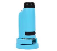 MENDUNER Microscopio Portátil con Iluminación LED y Zoom de 60X a 180X. Herramienta Científica con 4 Portaobjetos para Muestras, Ideal para Actividades Educativas Stem para niños.