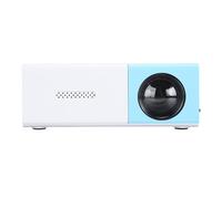 MENDUNER Mini Proyector, Proyector de Películas Portátil Full HD 1080P, Cine en Casa Inteligente para Viajes Al Aire Libre de Niños (Enchufe de la UE)