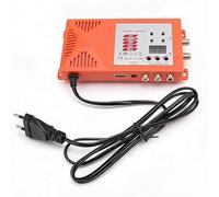 MENDUNER Modulador RF HDMI, Interfaz Multimedia HD Modulador AV a RF PAL NTSC HD 1080P Modulador RF Coaxial con Puerto de Antena Interruptor de Canal 100-240V (Enchufe Europeo de 110