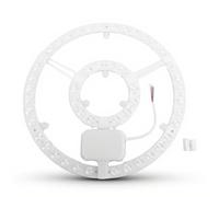 MENDUNER Panel de Repuesto de Luz de Techo LED, Módulo de Luz Redondo de Montaje Magnético ABS de 48 W con Iluminación Difusa de 360 grados, de Ventilador de Techo Integrada
