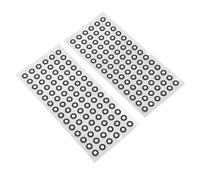 MENDUNER Pegatinas de Marcas de Referencia de Reflexión Difusa | 1680 Piezas ID 3 Mm OD 6 Mm para Inspección de Ingeniería Inversa de Escáner 3D