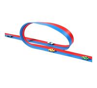 MENDUNER Pista de Carreras de PVC de 14,76 Pies con Coches y Ventosas |Pista de Carreras Flexible Roja y para Niños, Escala 1/50, Juego Interior Exterior DIY