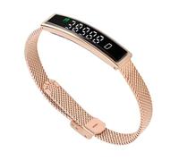 MENDUNER Pulsera Inteligente con Fotografía Remota y Natación a Prueba de Tiempo | Bluetooth 5.3, Batería de 5 Días, Rastreador de Ejercicios para Hombres Mujeres (Gold)
