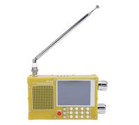 MENDUNER Radio de Banda Completa, Radio Digital Portátil Am FM LW SW con Pantalla LCD Táctil Resistiva de 2,8 Pulgadas y Batería de 5000 MAh, Viajes y Uso Doméstico (Yellow)