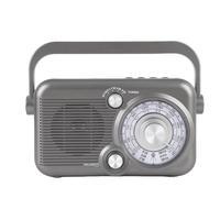 MENDUNER Radio Retro Am FM SW con Bluetooth 5.3, Reproducción de Disco U, Batería de 1200 MAh, Receptor Multibanda Portátil para el Hogar, Exteriores, Emergencias, Reuniones,