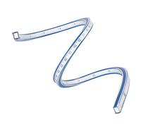 MENDUNER Regla de Curva Flexible Herramienta de Medición de Curva de Serpiente para Diseñar Patrones Curvos, Cinta Métrica Flexible para Carpintería, Regla de Plástico Liviana para el Hogar (