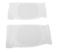 MENDUNER Rodilleras de Compresión de Secado Rápido |Espinilleras Beehive EVA para Fútbol, Fútbol, Baloncesto, esquí (White)