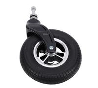 MENDUNER Rueda Inflable de Goma Antideslizante del Echador del Carro de 8 Pulgadas para el Cubo de la Aleación de Aluminio del Camión de Mano de la Carretilla