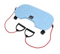 MENDUNER Tabla de Torsión Abdominal de Velocidad Ajustable |Máquina Torcida de Cintura Antideslizante con Cuerda y Contador Digital para Fitness en Casa, Rosa (BLUE)
