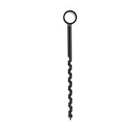 MENDUNER Taladro de Barrena Manual de Alta Dureza, Herramienta de Supervivencia de Tornillo Autorroscante para Carpintería Al Aire Libre, Portátil Negro (10-230 mm)