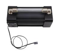 MENDUNER Tanque de Agua de Computadora Transparente con Cable G1 / 4 para Facilitar la Instalación y Mantenimiento Temperatura de LCD para Enfriamiento de Agua