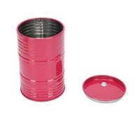 MENDUNER Tanque de de Metal para SCX10 RC Crawler |1/8 1/10 Decoración Resistente a la Intemperie Duradera del Tambor de Aceite de Aleación a Escala (Rojo)