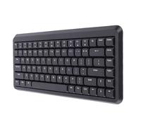 MENDUNER Teclado Inalámbrico 2.4G Diseño Compacto de 84 Teclas, Interruptor de Tijera Silencioso con 12 Atajos Multimedia, Duración de Batería de 6 Meses para PC, Computadora de (Black)