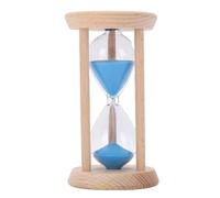 MENDUNER Temporizador de de 5 Minutos, Temporizador de Reloj de de Madera para Cocinar, Hornear, Oficina, Decorativo de Madera de Haya para Cocina de Concentración (Blue)