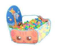 MENDUNER Tienda de Campaña para Piscina para Bebés con Aro de Baloncesto, Costuras Duraderas, Divertido Juego de Escondite, Adecuado para Niños y Niñas Pequeños (Blue)