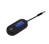 MENDUNER Transmisor y Receptor 5.3, Adaptador de Inalámbrico de Sonido HiFi con Baja Latencia AptX y Pantalla, Adaptador de Avión para TV Computadora Altavoz Teléfono Tableta