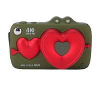 MENDUNER Videocámara con Cámara de Vídeo 4K, Cámara Vlogging de 64 MP, Zoom Digital de 18X, Pantalla Dual de 1200 MAh, Batería Integrada con WiFi Compartido y Luz de Relleno para (Green)