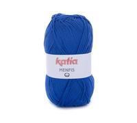 Menfis de Katia un algodón en ovillos de 100 gramos y 240 metros. (Azul Noche (10))