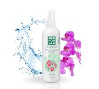 MENFORSAN Agua de colonia para perros | Floral | Aroma intenso y refrescante | Efecto desodorante | Con Ingredientes muy suaves ue NO irritan la Piel | Con Ph Neutro | 125 ml