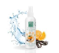 MENFORSAN Agua de colonia para perros | Vainilla/Naranja | Aroma intenso y refrescante | Efecto desodorante | NO irritan la Piel | Ph Neutro | 125 ml