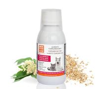 MENFORSAN Alimento complementario líquido para perros y gatos con pieles sensibles |Ingredientes naturales |Para animales con pieles atópicas, enrojecimiento o exceso de grasa en la piel 120ml