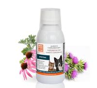 MENFORSAN Alimento Complementario Líquido para Perros y Gatos con Problemas Intestinales | Mejora Las digestiones | Previene parásitos internos | Disminuye Las flatulencias| 120 ml