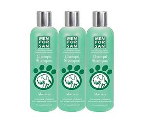 MENFORSAN Champú Aloe vera para perros 300ml | pack de 3 unidades